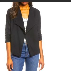 Like New - Caslon Drape Collar Knit Blazer - L